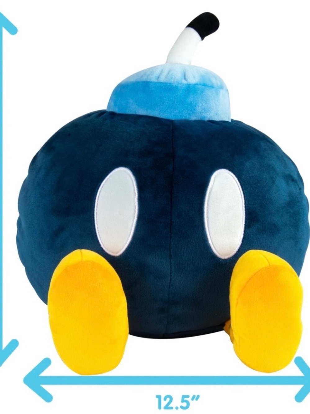 Super Mario™ Bob-omb Mega Plush Toy, 15 inch